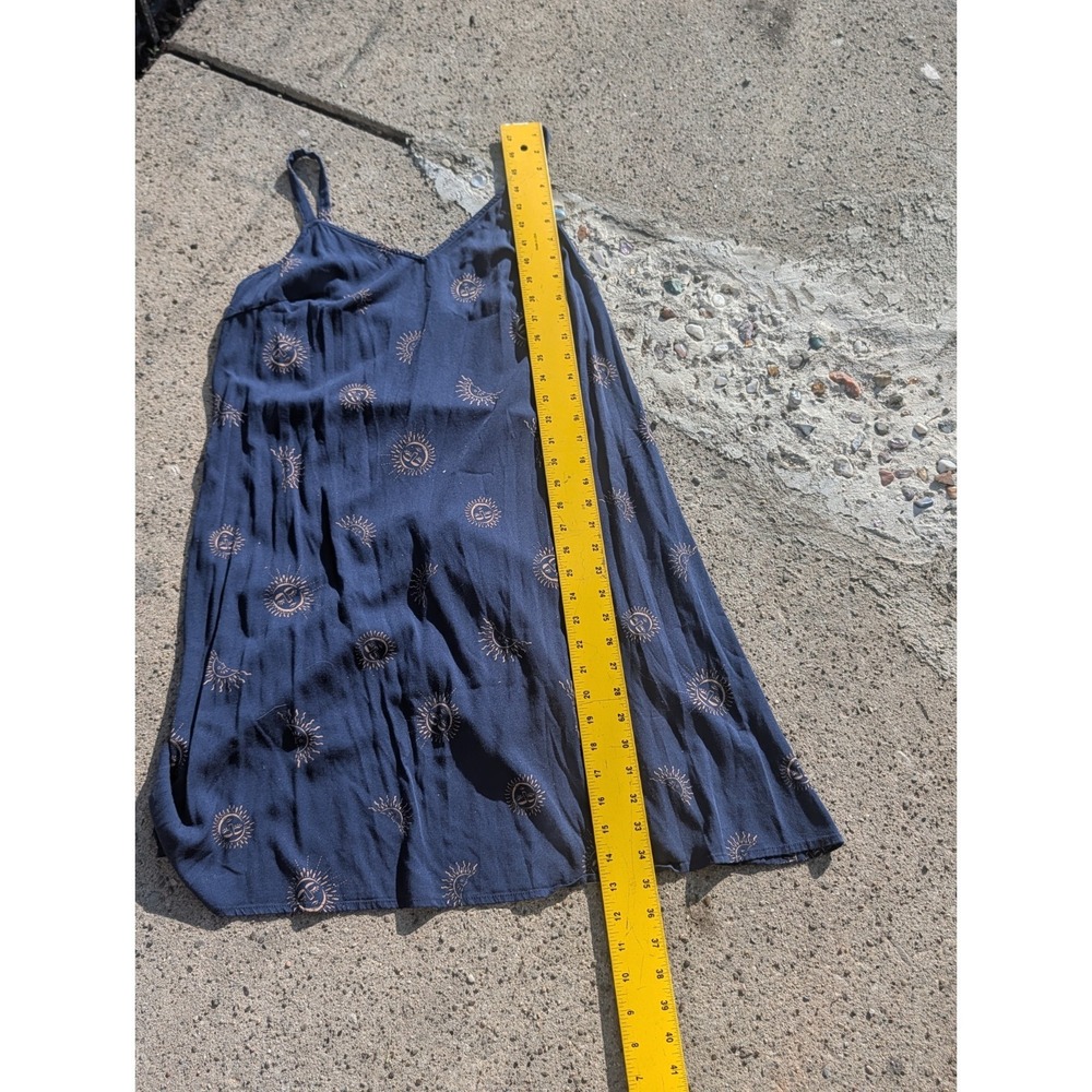 Torrid Celestial Mini Challis Slip Dress Navy Blue Sun Moon Print Plus Size 00 M - Picture 8 of 8
